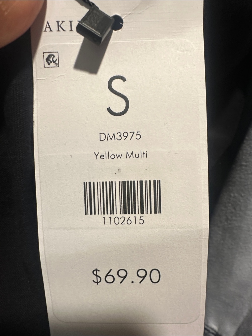 AKIRA Yellow Satin Maxi Slip Dress with Red Floral Print - Picture 3 of 3